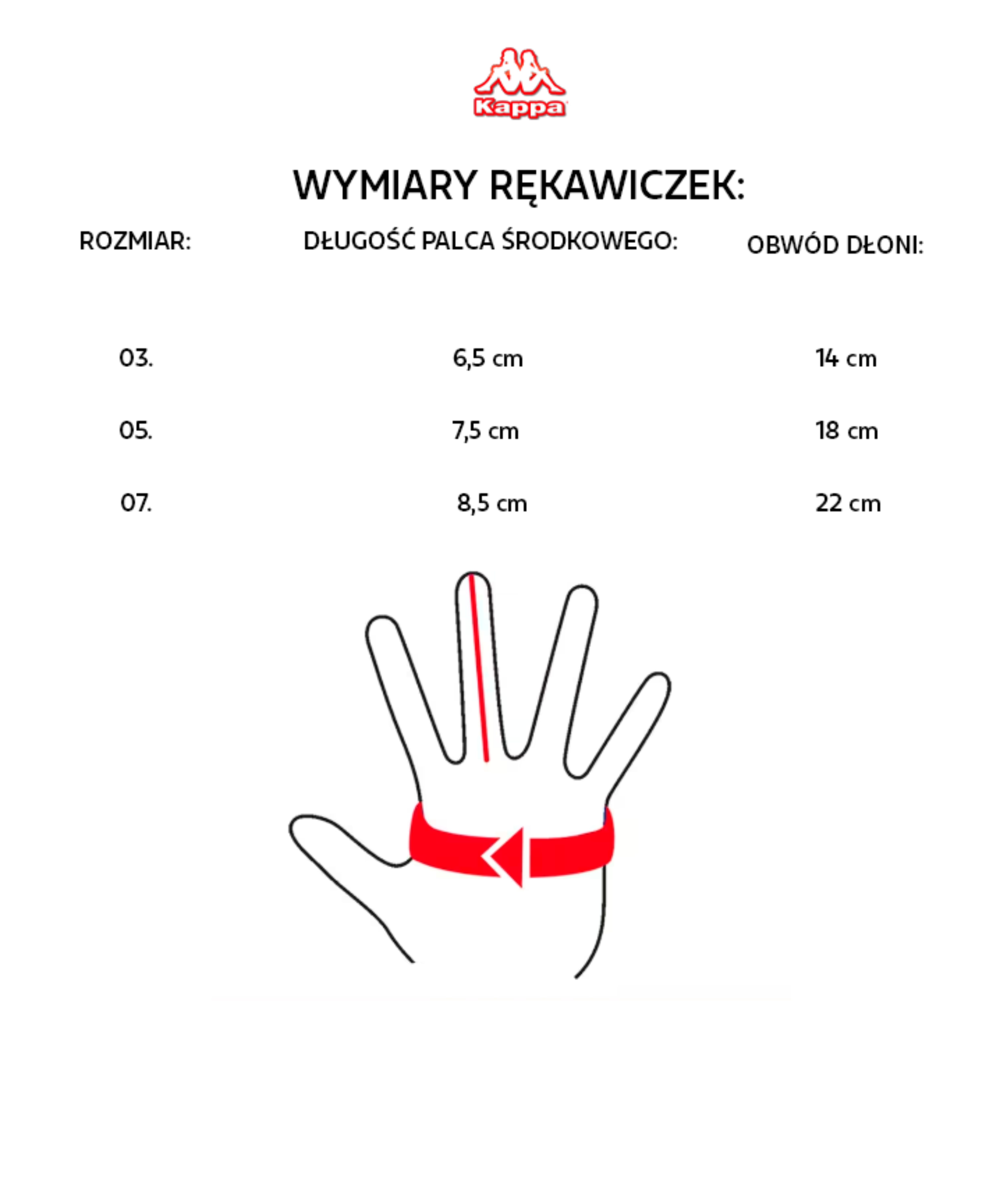 RĘKAWICZKI KAPPA AVES 3